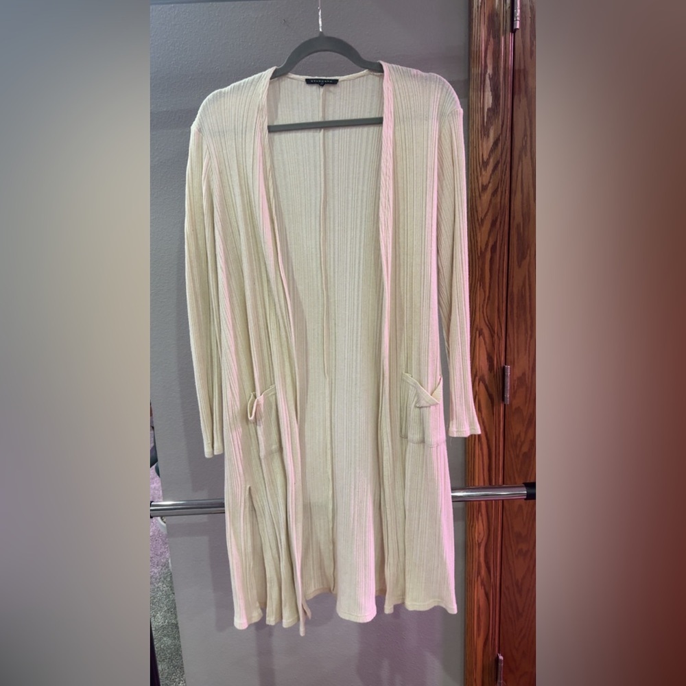 Staccato Pink Ribbed Cardigan